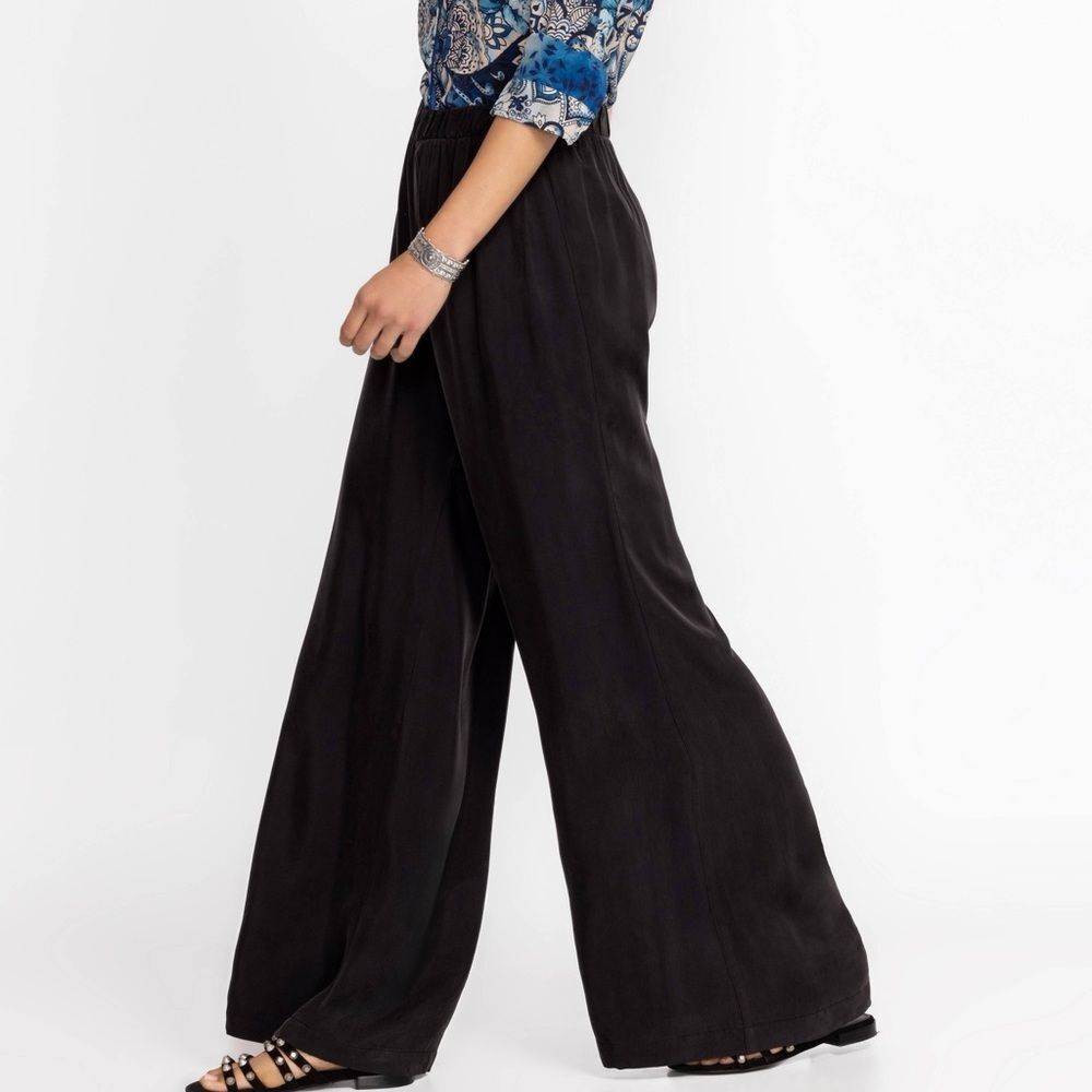 NEW Johnny Was Jade Corianne Easy Pant In Black Size S - Picture 2 of 7